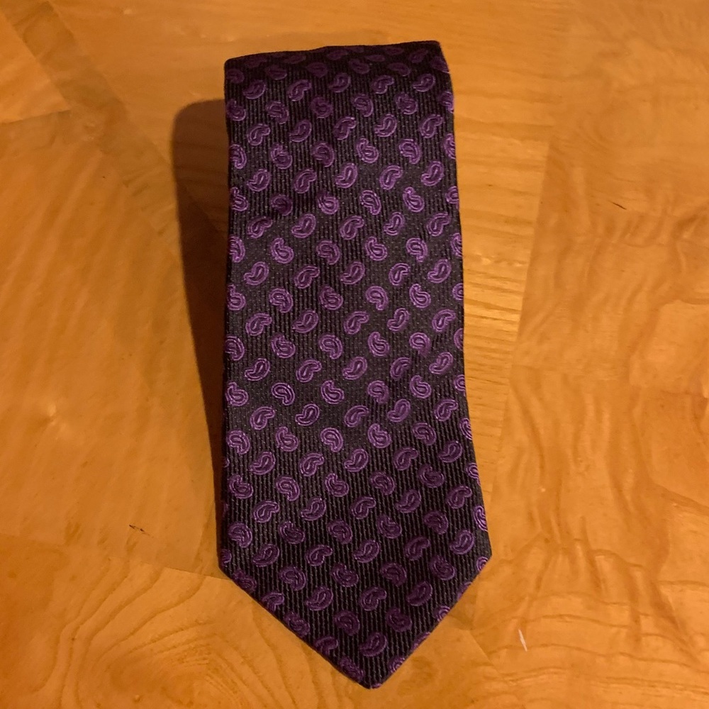 Robert graham tie black and purple